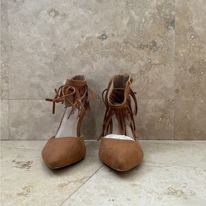 Brown Fringe Women's Shoes